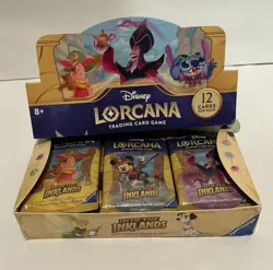 Lorcana Into the Inklands Booster Box Trading Card Game OPEN BOX 20 Pack - Image 1
