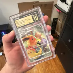Flareon Card Display Gift Box Holo 002/008 CGC Pristine 10 Chinese 110 HP - Image 3