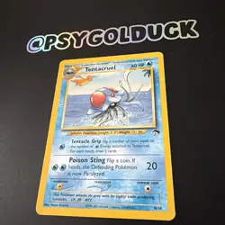 1995 Tentacruel W/ Dragonite Pokemon Card 10/18 Southern Islands Promo B13 - Image 2