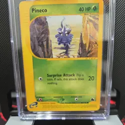 CGC 9 GEM MINT Pineco 85/144 Skyridge Pokemon Card 2003 - Image 2