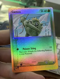 #2 Cacnea 58/100 EX Sandstorm 2003 Reverse Holo E-Reader Vintage Pokemon Card - Image 5