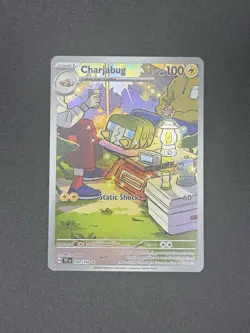Pokemon TCG Charjabug 169/162 Temporal Forces Illustration Rare Card - Image 1