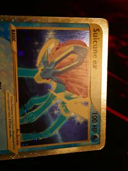 HP Pokemon SUICUNE EX Card TEAM MAGMA VS AQUA Set 94/95 Holo Foil Rare 2004 - Image 4