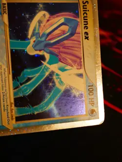 HP Pokemon SUICUNE EX Card TEAM MAGMA VS AQUA Set 94/95 Holo Foil Rare 2004 - Image 5