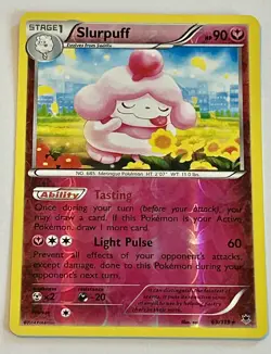 Slurpuff XY - Phantom Forces #69/119 Holo Rare,Reverse Holo Pokemon Card - Image 1