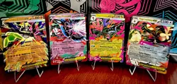 Pokemon TCG Mega Evolution EX Holo 4-Card Lot Zygarde Floette Dragalge Lopunny - Image 1