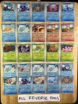 500 Pokemon ALL Holographic Cards Holo/Reverse Rares Commons Uncommons LP/NM - Image 5