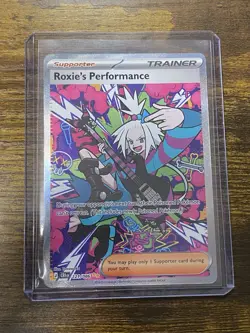 Roxie’s Performance SIR 121/086 Chaos Rising Pokemon Card - Image 1
