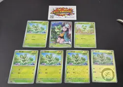 Pokemon TCG Exclusive Chinese Horizon Liko & Sprigatito CBB1C 01 09 Holo Cards - Image 2