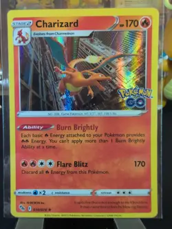 Pokemon Go Charizard Holo Rare TCG Card 010/078 Near Mint Condition - Image 2