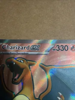 Charizard EX Holo Rare Pokemon TCG Card 183/165 Scarlet & Violet 151 - Image 2