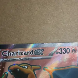 Charizard EX Holo Rare Pokemon TCG Card 183/165 Scarlet & Violet 151 - Image 3