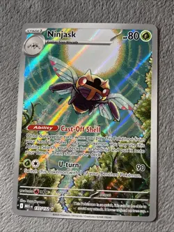Ninjask 137/132 Pokemon Card Mega Evolution Illustration Rare NM - Image 1