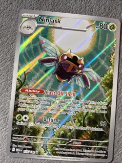 Ninjask 137/132 Pokemon Card Mega Evolution Illustration Rare NM - Image 3