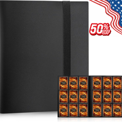 Card Binder 9 Pocket - Trading Card Binder Holds 360 Cards - Image 1