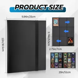 Card Binder 9 Pocket - Trading Card Binder Holds 360 Cards - Image 3