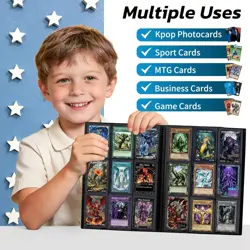 Card Binder 9 Pocket - Trading Card Binder Holds 360 Cards - Image 4