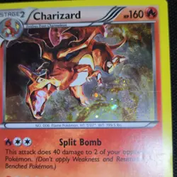 HAND SWIRL 🌀💫 Charizard 19/113 Legendary Treasures Cosmos Holo Pokemon Card - Image 2
