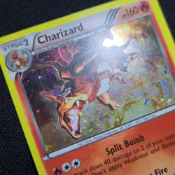HAND SWIRL 🌀💫 Charizard 19/113 Legendary Treasures Cosmos Holo Pokemon Card - Image 3