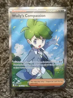 Pokemon TCG Wally's Compassion 176/132 Ultra Rare ME01: Mega Evolution Near Mint - Image 1