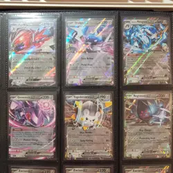 Pokemon TCG 9-Card EX Double Rare Holo Lot Zacian Dialga Genesect Steel Theme - Image 2