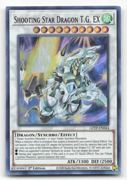 Yugioh Shooting Star Dragon T.G. EX GFTP-EN044 Ultra Rare 1st Edition NM - Image 1