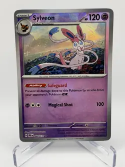 Sylveon (Master Ball Pattern) 040/131 Pokemon Prismatic Evolutions Near Mint NM - Image 1