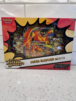 Pokemon TCG • Mega Evolution Ascended Heroes ex Box • Meganium/Emboar/Feraligatr - Image 3