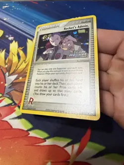 *US SELLER* Pokemon Team Rocket Returns Rocket's Admin 86/109 Stamped Reverse NM - Image 2
