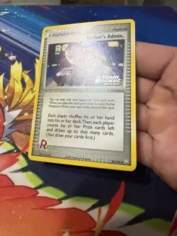 *US SELLER* Pokemon Team Rocket Returns Rocket's Admin 86/109 Stamped Reverse NM - Image 3
