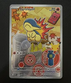 Cyndaquil 047 ME: Mega Evolution Promo NM Pokemon Promo First Partner Series 2 - Image 1