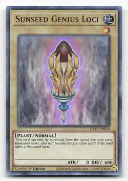 Yugioh Sunseed Genius Loci GFTP-EN014 Ultra Rare 1st Edition NM - Image 1