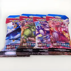 Pokemon Sword & Shield Battle Styles Booster Pack Set Of Four 820650808197 - Image 1