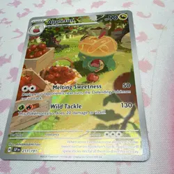The Pokemon Company Appletun 211/191 SV08 IR Full Art Holo English 2024 - Image 1
