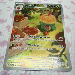 The Pokemon Company Appletun 211/191 SV08 IR Full Art Holo English 2024 - Image 2