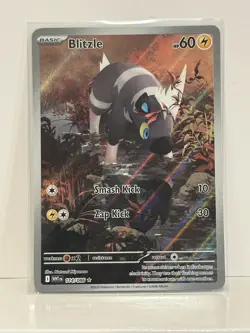 Pokemon Blitzle 114/086 Illustration Rare Holo Near Mint - White Flare - Image 1