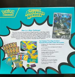 Pokemon TCG Mega Evolution: Ascended Heroes Elite Trainer Box English - Image 3