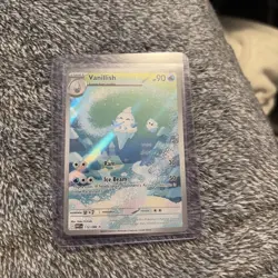 Vanillish 112/086 Sv: White Flare Holo Illustration Rare Near Mint Pokemon TCG - Image 1
