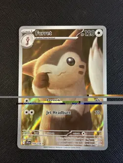 Pokemon Furret 168/159 Special Illustration Rare - NM (PACK FRESH) - Image 1