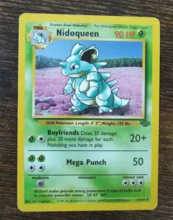 Pokemon Jungle Nidoqueen 23/64 Non Holo Rare LP- - Image 1