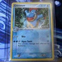 Pokemon Croconaw 38/115 Unseen Forces Reverse Holo Stamped (LP to MP) 2005 - Image 3