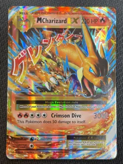 Pokemon TCG Mega-Charizard-EX XY Evolutions 13/108 Holo Holo Rare EX (2) - Image 1