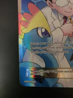 The Pokemon Company Fossil Researcher 110/111 XY Furious Fists Holo Eng Full Art - Image 5