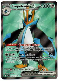 Empoleon ex 114/094 Ultra Rare Phantasmal Flames Pokemon Holo Near Mint - Image 1