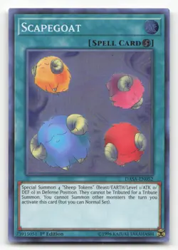 Yugioh Scapegoat DASA-EN052 Super Rare 1st Edition NM - Image 1