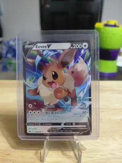 Pokemon TCG Eevee V 108/159 SWSH: Crown Zenith Full Art Holo Nm - Image 1