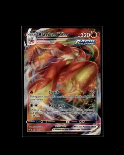 Blaziken VMAX 021/198 Holo Chilling Reign Pokemon 2021 EN NM - Image 1
