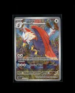 Braviary 214/191 IR Surging Sparks Pokemon 2024 EN NM - Image 1