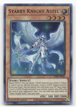 Yugioh Starry Knight Astel GFTP-EN029 Ultra Rare 1st Edition NM - Image 1