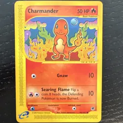 Pokemon TCG Charmander 98/165 Expedition Base Set Regular English 2002 50 HP - Image 1